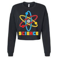 The Atom Science Logo Cropped Pullover Crew