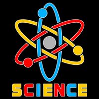 The Atom Science Logo Cropped Pullover Crew