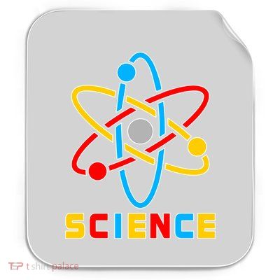 The Atom Science Logo Permanent Decal Sticker