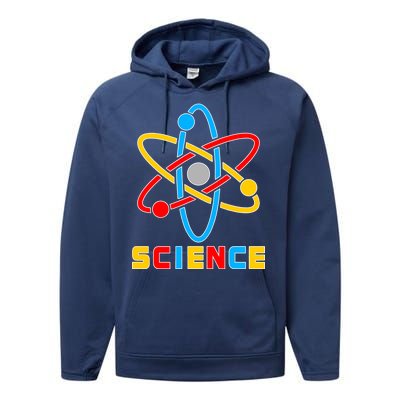 The Atom Science Logo Performance Fleece Hoodie