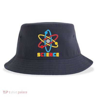 The Atom Science Logo Sustainable Bucket Hat