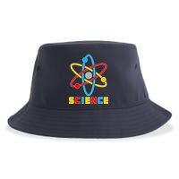The Atom Science Logo Sustainable Bucket Hat
