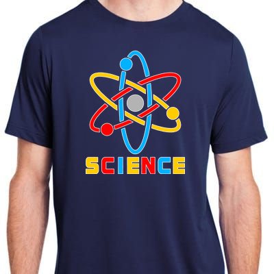 The Atom Science Logo Adult ChromaSoft Performance T-Shirt