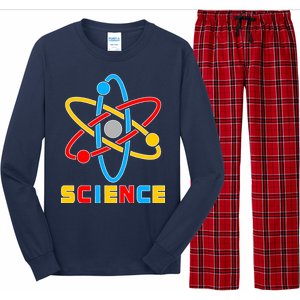 The Atom Science Logo Long Sleeve Pajama Set