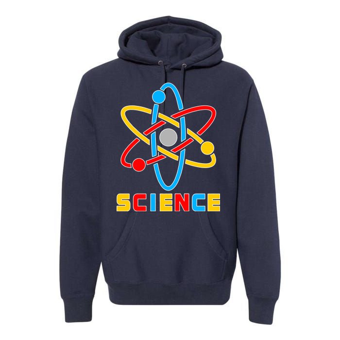 The Atom Science Logo Premium Hoodie