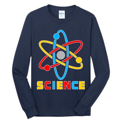 The Atom Science Logo Tall Long Sleeve T-Shirt