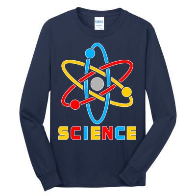 The Atom Science Logo Tall Long Sleeve T-Shirt