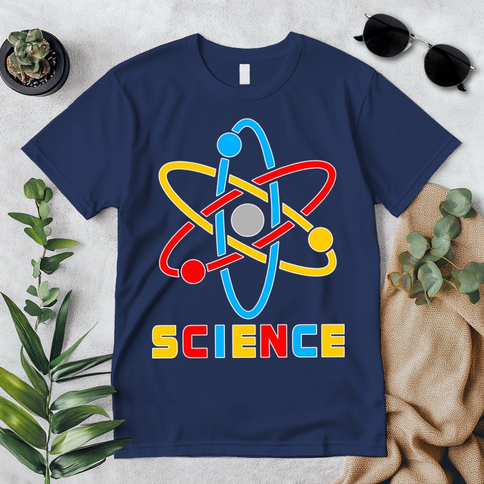 The Atom Science Logo Premium T-Shirt
