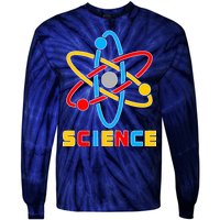 The Atom Science Logo Tie-Dye Long Sleeve Shirt