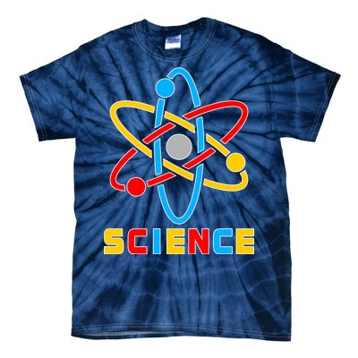 The Atom Science Logo Tie-Dye T-Shirt