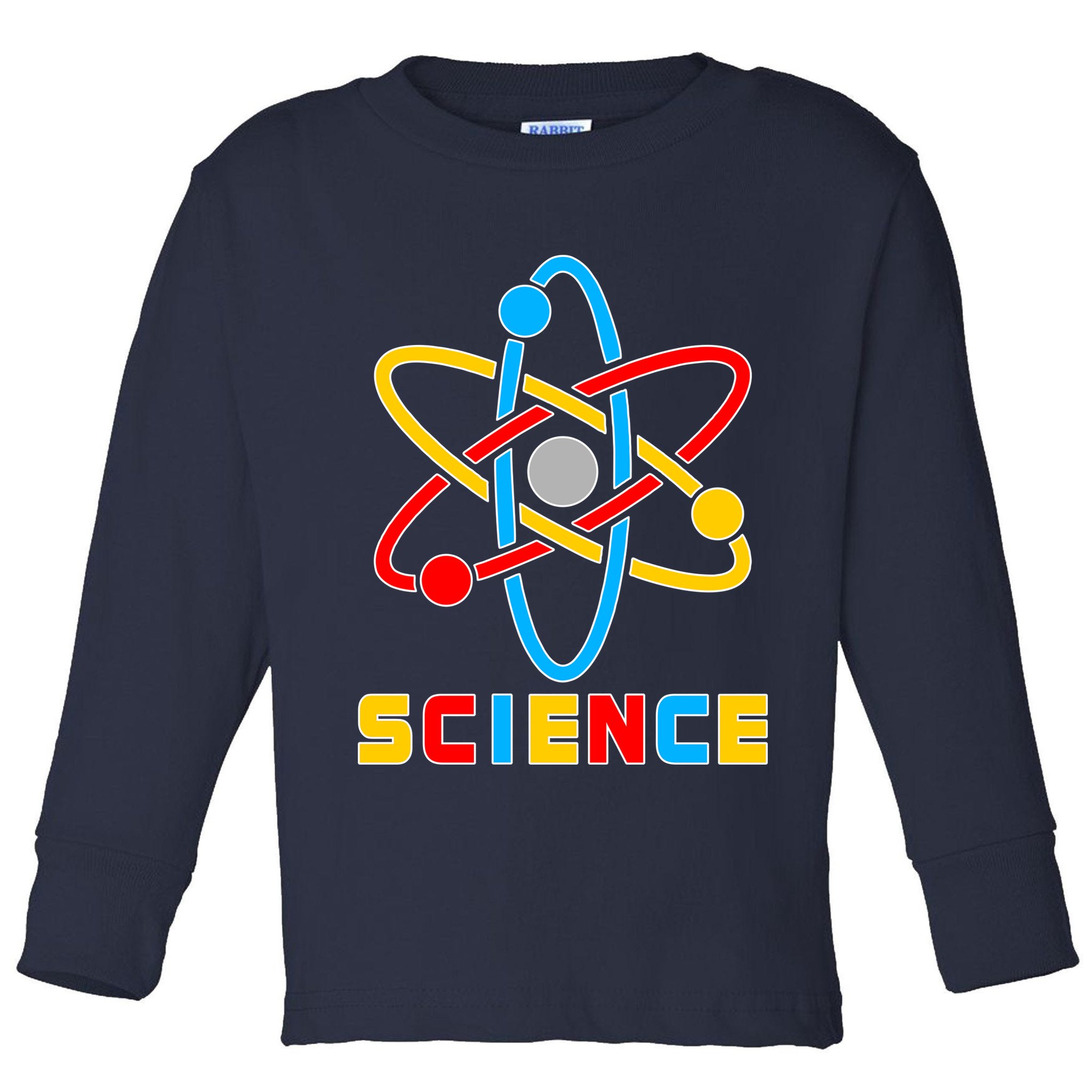 The Atom Science Logo Toddler Long Sleeve Shirt