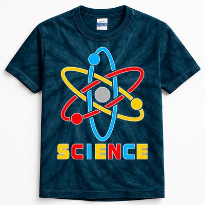 The Atom Science Logo Kids Tie-Dye T-Shirt