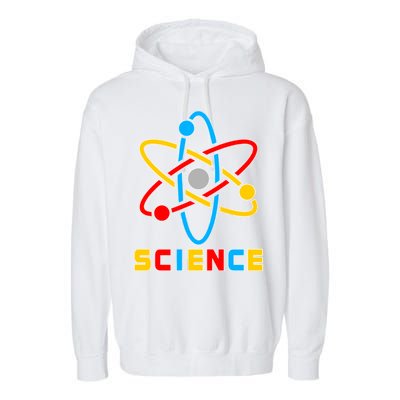 The Atom Science Logo Garment-Dyed Fleece Hoodie