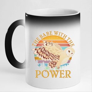 The Babe With The Power 11oz Black Color Changing Mug