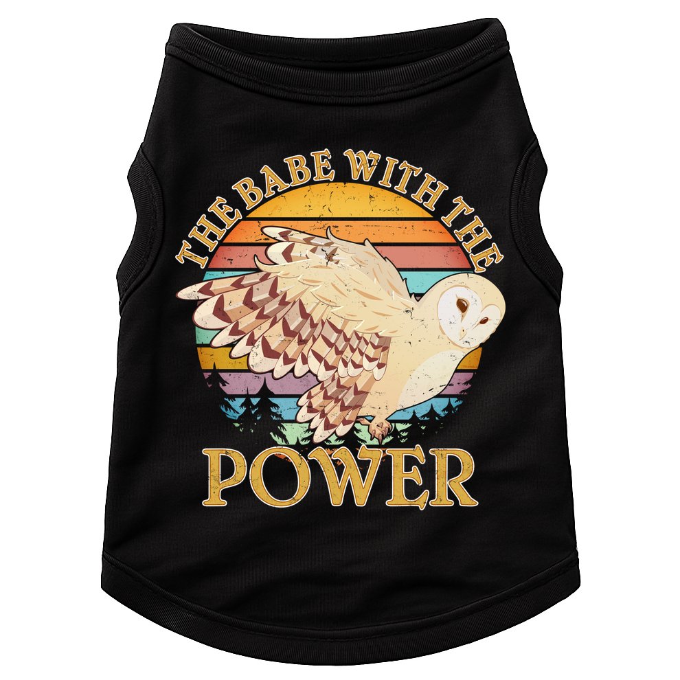 The Babe With The Power Doggie Tank