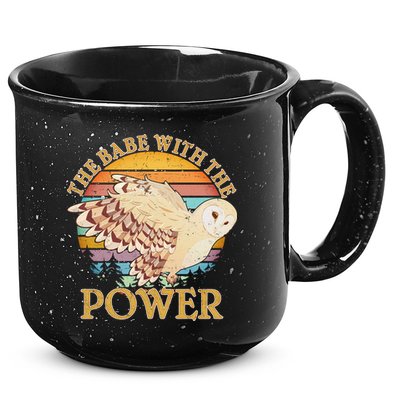 The Babe With The Power 15oz Campfire Ceramic Mug