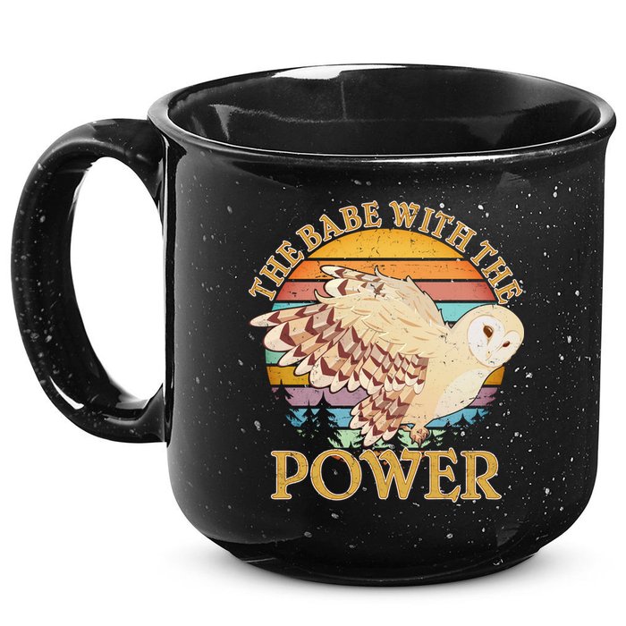 The Babe With The Power 15oz Campfire Ceramic Mug