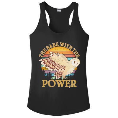 The Babe With The Power Ladies PosiCharge Competitor Racerback Tank