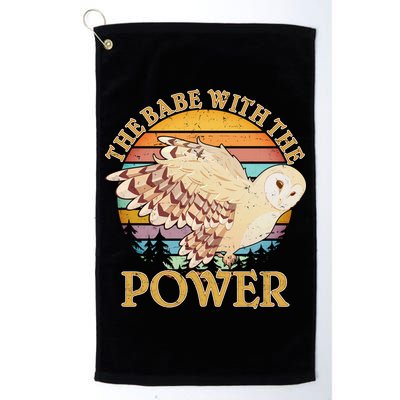 The Babe With The Power Golf Towel