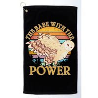 The Babe With The Power Golf Towel