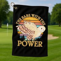 The Babe With The Power Golf Towel