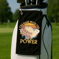 The Babe With The Power Golf Towel