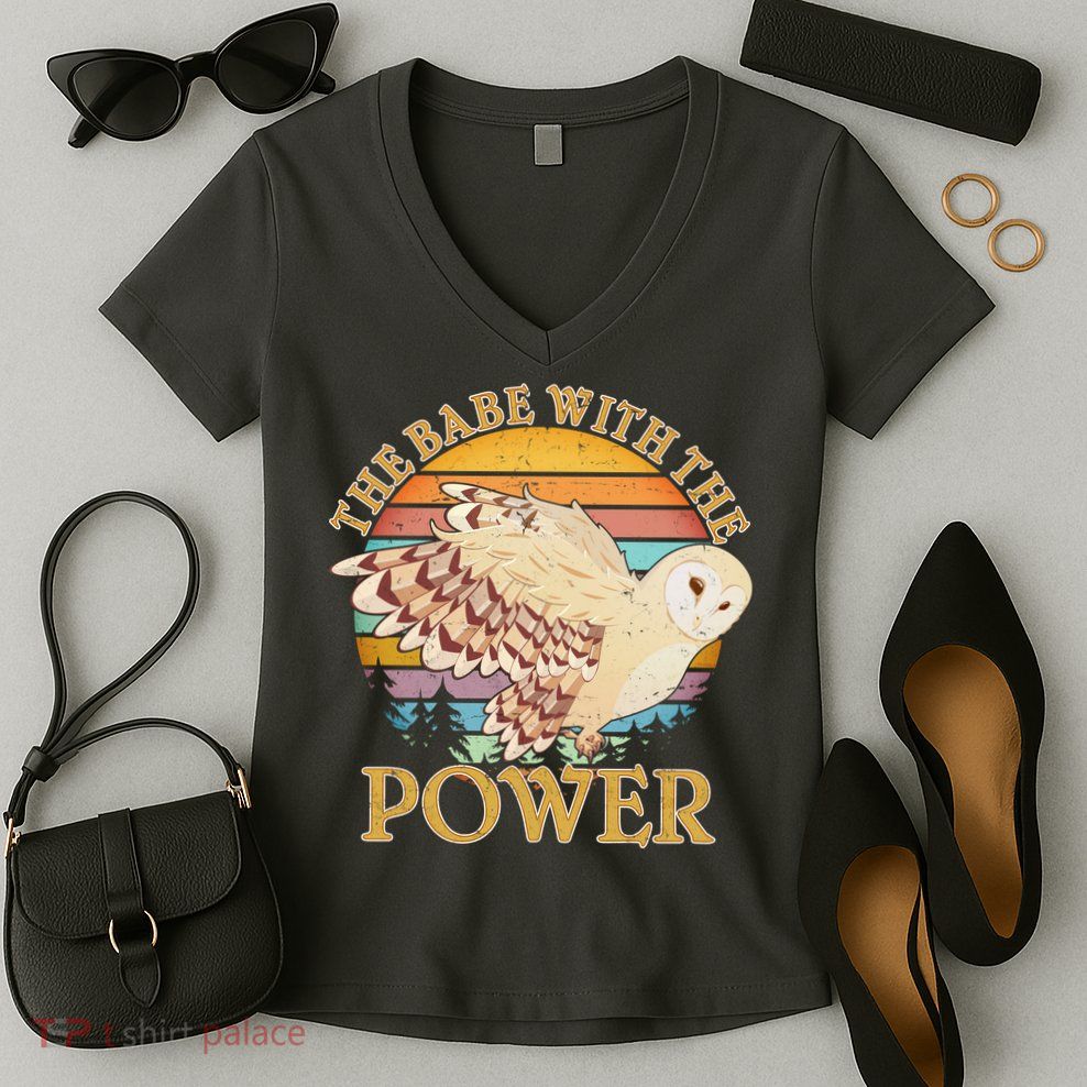 The Babe With The Power Women's V-Neck T-Shirt