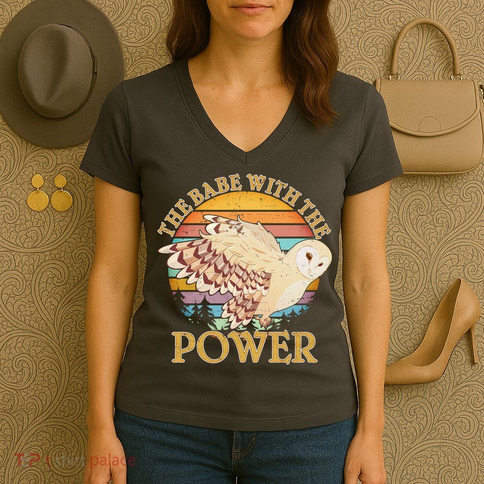 The Babe With The Power Women's V-Neck T-Shirt
