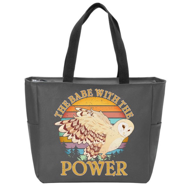 The Babe With The Power Zip Tote Bag
