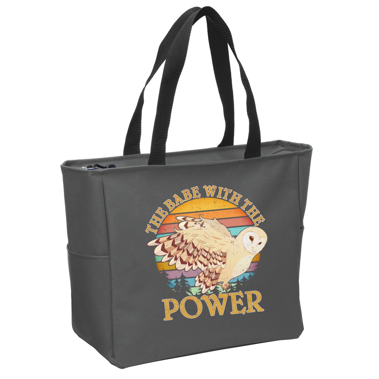 The Babe With The Power Zip Tote Bag