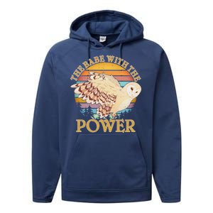 The Babe With The Power Performance Fleece Hoodie