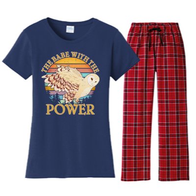 The Babe With The Power Women's Flannel Pajama Set