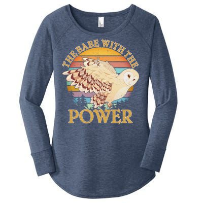 The Babe With The Power Women's Perfect Tri Tunic Long Sleeve Shirt