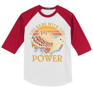 The Babe With The Power Kids Colorblock Raglan Jersey