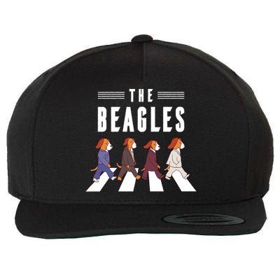 The Beagles Wool Snapback Cap