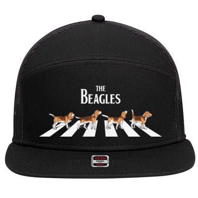 The Beagles Parody Logo 7 Panel Mesh Trucker Snapback Hat