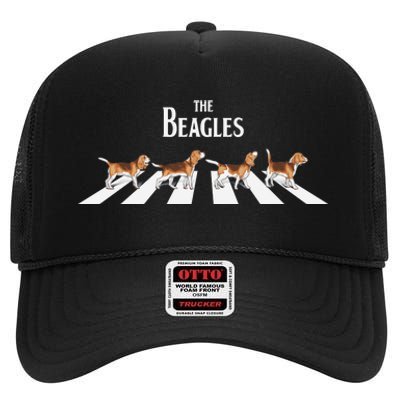 The Beagles Parody Logo High Crown Mesh Back Trucker Hat