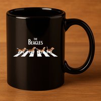 The Beagles Parody Logo 11oz C Handle Ceramic Mug