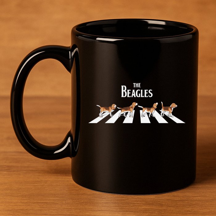 The Beagles Parody Logo 11oz C Handle Ceramic Mug