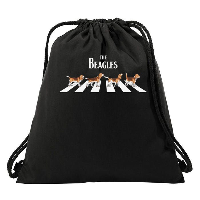 The Beagles Parody Logo Drawstring Bag