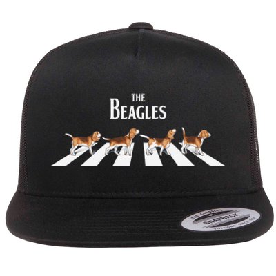 The Beagles Parody Logo Flat Bill Trucker Hat