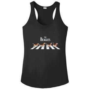 The Beagles Parody Logo Ladies PosiCharge Competitor Racerback Tank