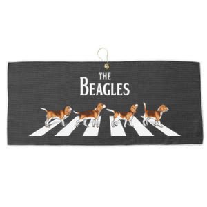 The Beagles Parody Logo Large Microfiber Waffle Golf Towel