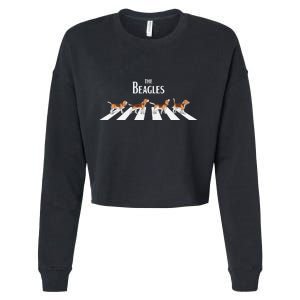 The Beagles Parody Logo Cropped Pullover Crew