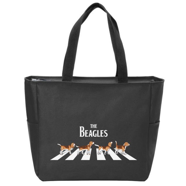 The Beagles Parody Logo Zip Tote Bag