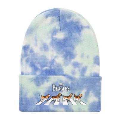 The Beagles Parody Logo Tie Dye 12in Knit Beanie