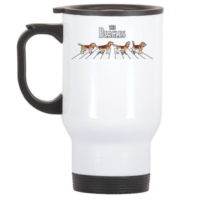 The Beagles Parody Logo Stainless Steel Travel Mug