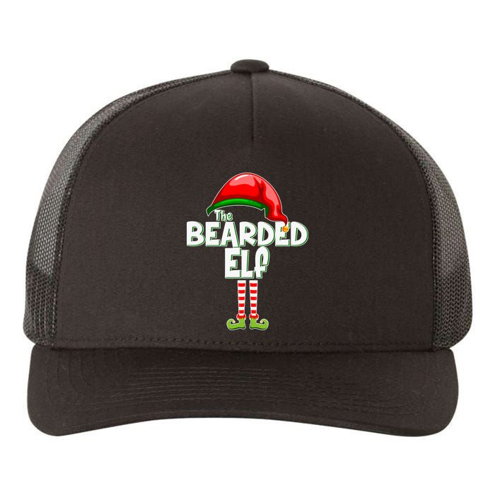 The Bearded Elf Funny Family Christmas Yupoong Adult 5-Panel Trucker Hat