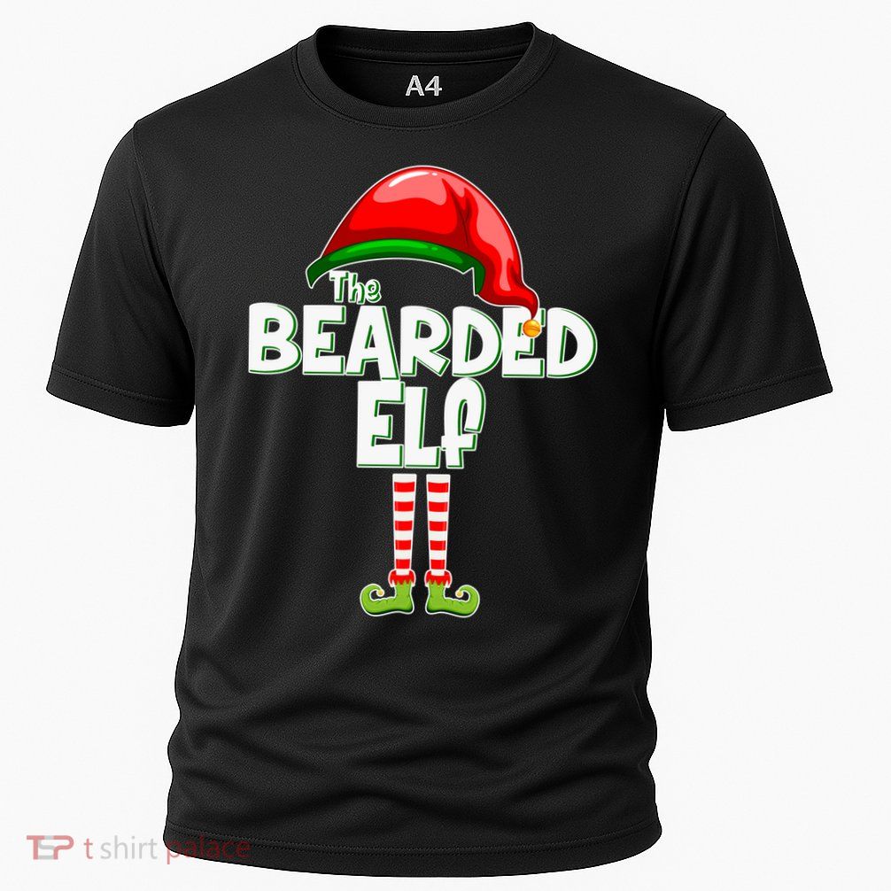 The Bearded Elf Funny Family Christmas Performance Shirt