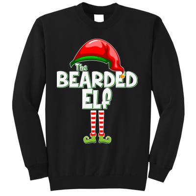 The Bearded Elf Funny Family Christmas Sweatshirt